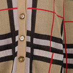 Checked Cardigan