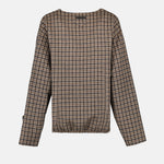 Checked Sweater