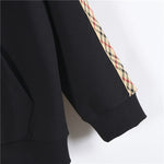 Zip Hoodie with Icon Stripe Detail