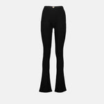 Ribbed Flared Knit Leggings