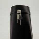 Shark Lock Knee-High Wedge Boots