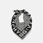 Monogram Border Scarf