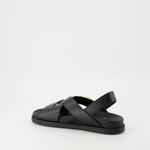 Sandals with Buckle Hardware