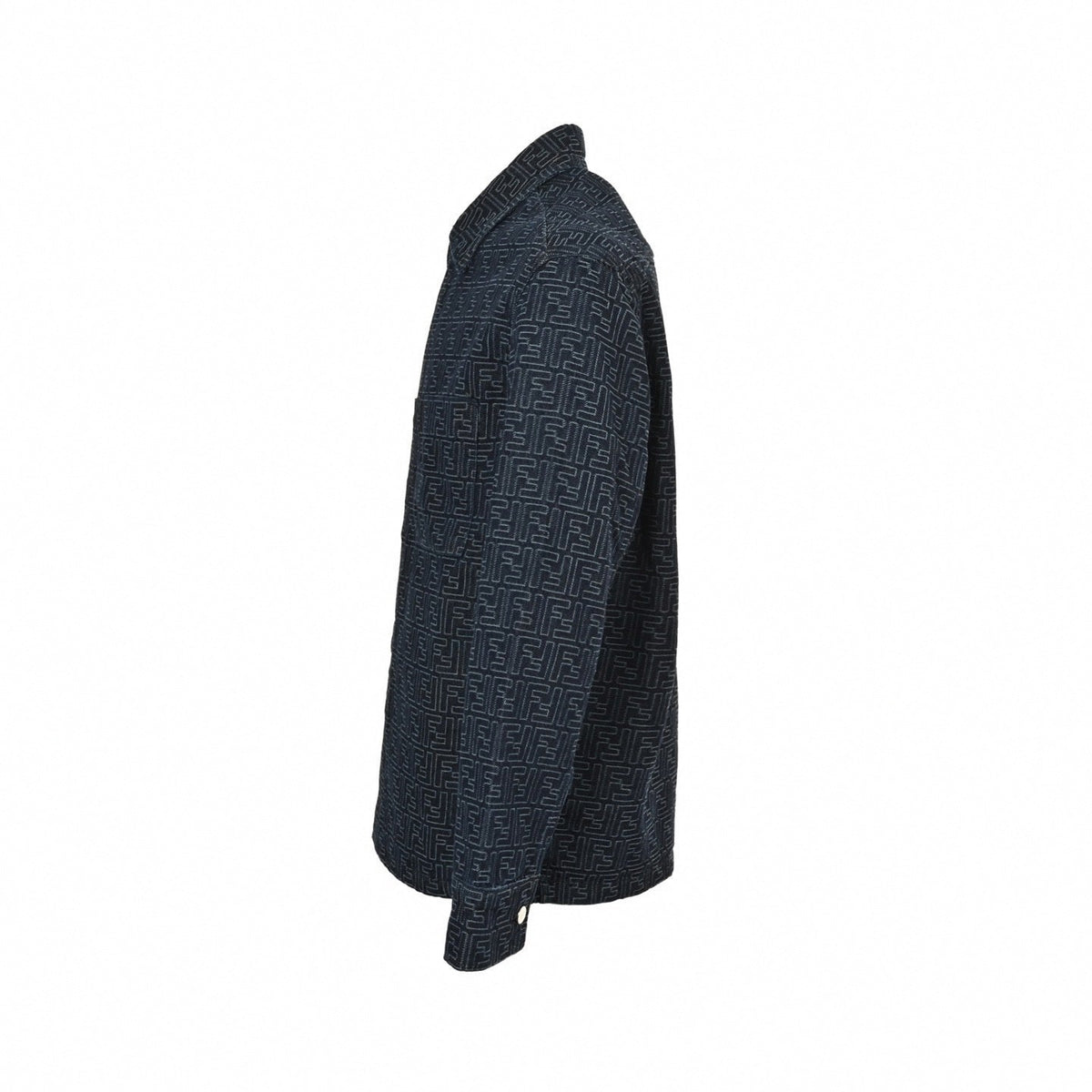 Roma FF Monogram Denim Overshirt