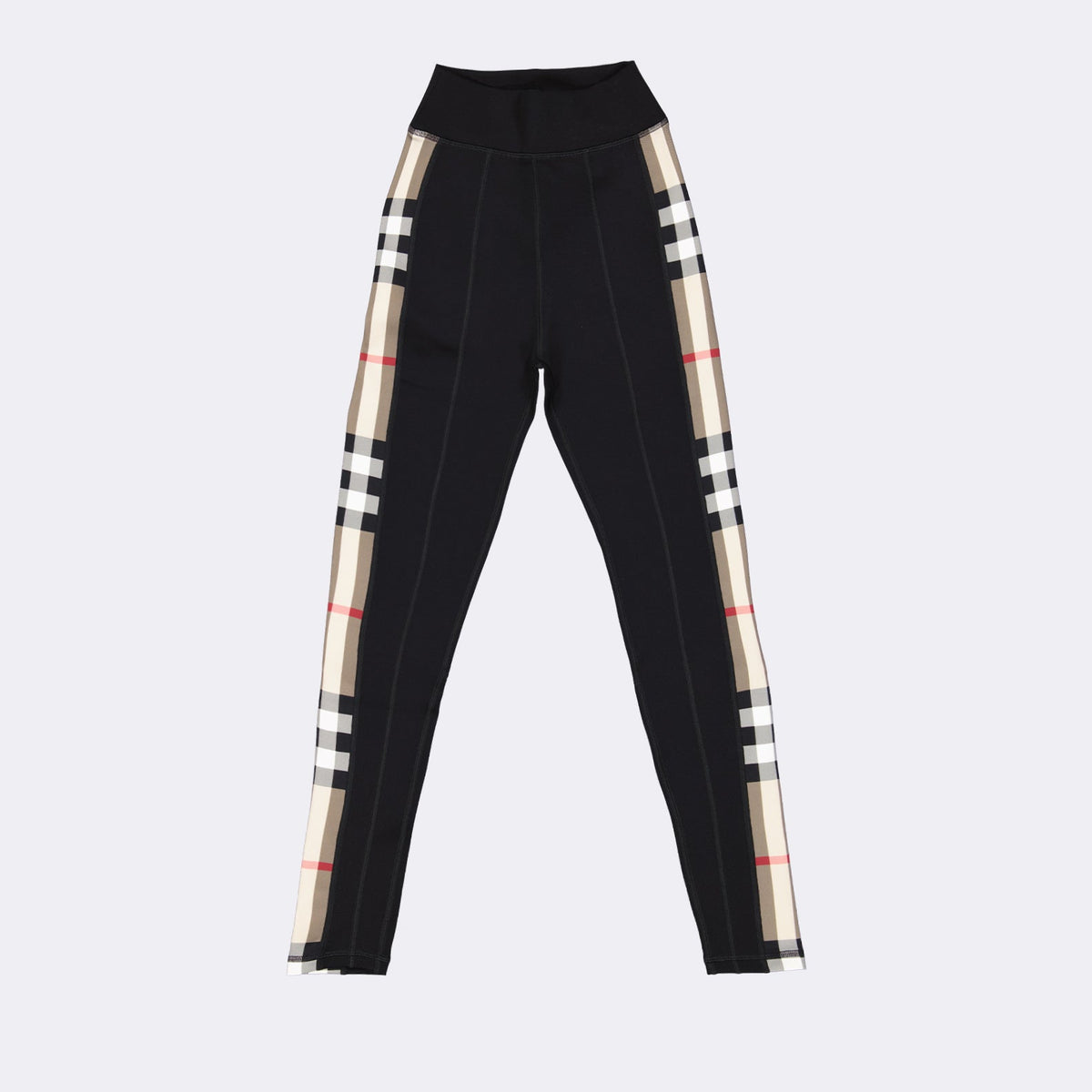 Check Panel Leggings