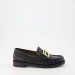 Black Leather Loafers
