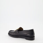 Black Leather Loafers