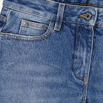 Vintage-Wash Flared Denim Jeans