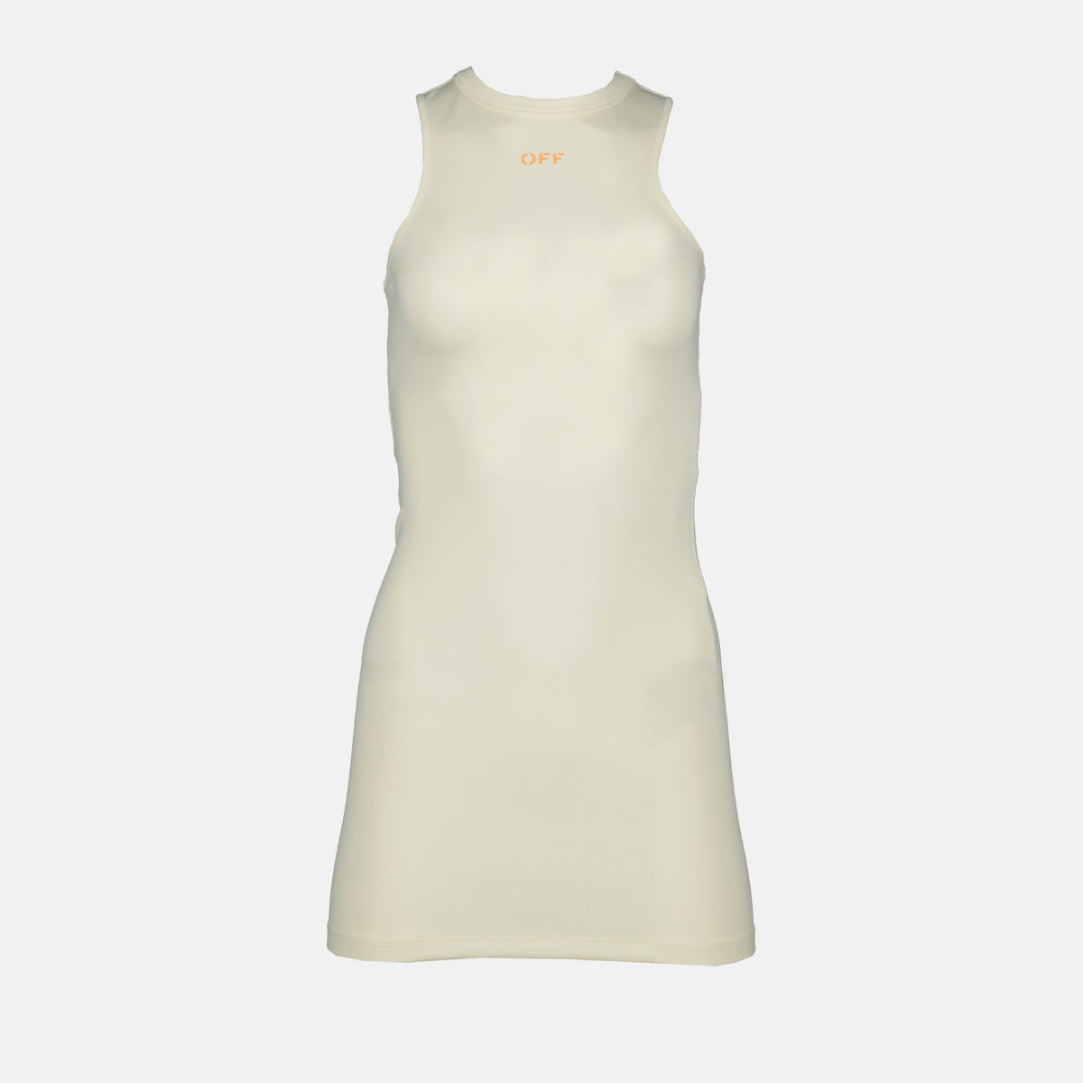 Sleeveless Logo Bodycon Mini Dress