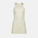 Sleeveless Logo Bodycon Mini Dress