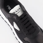 Leather and Re-Nylon Sneakers