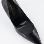 Leather Pointed-Toe Pumps