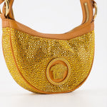 Crystal Embellished Mini Hobo Bag