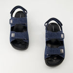 Denim Strap Sandals