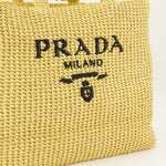Raffia Tote Bag (Yellow)