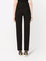 Distressed Black Slim-Fit Jeans