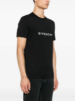 Black Logo Cotton T-Shirt