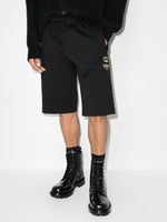 Men’s Embroidered-Bee Drawstring Shorts