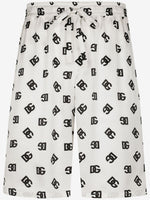 DG Monogram Silk Track Shorts