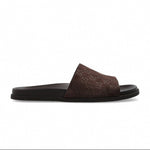 Brown Slides with monogram