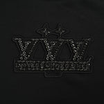 Embellished Crown Logo Crewneck Sweatshirt – Black