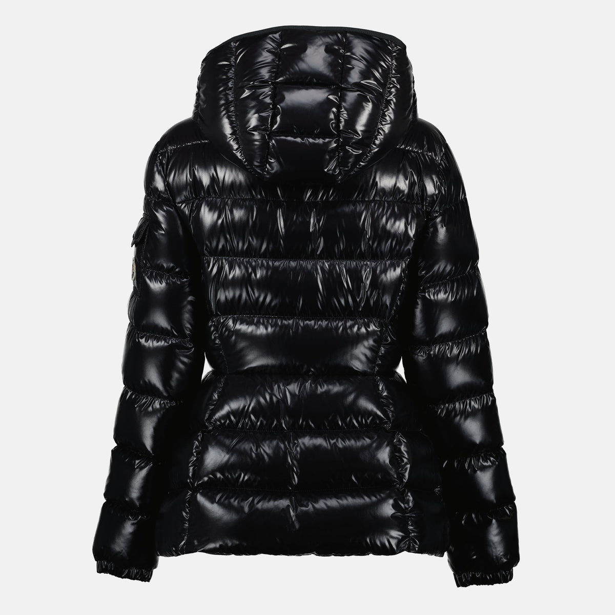 Glossy Hooded Puffer Jacket
