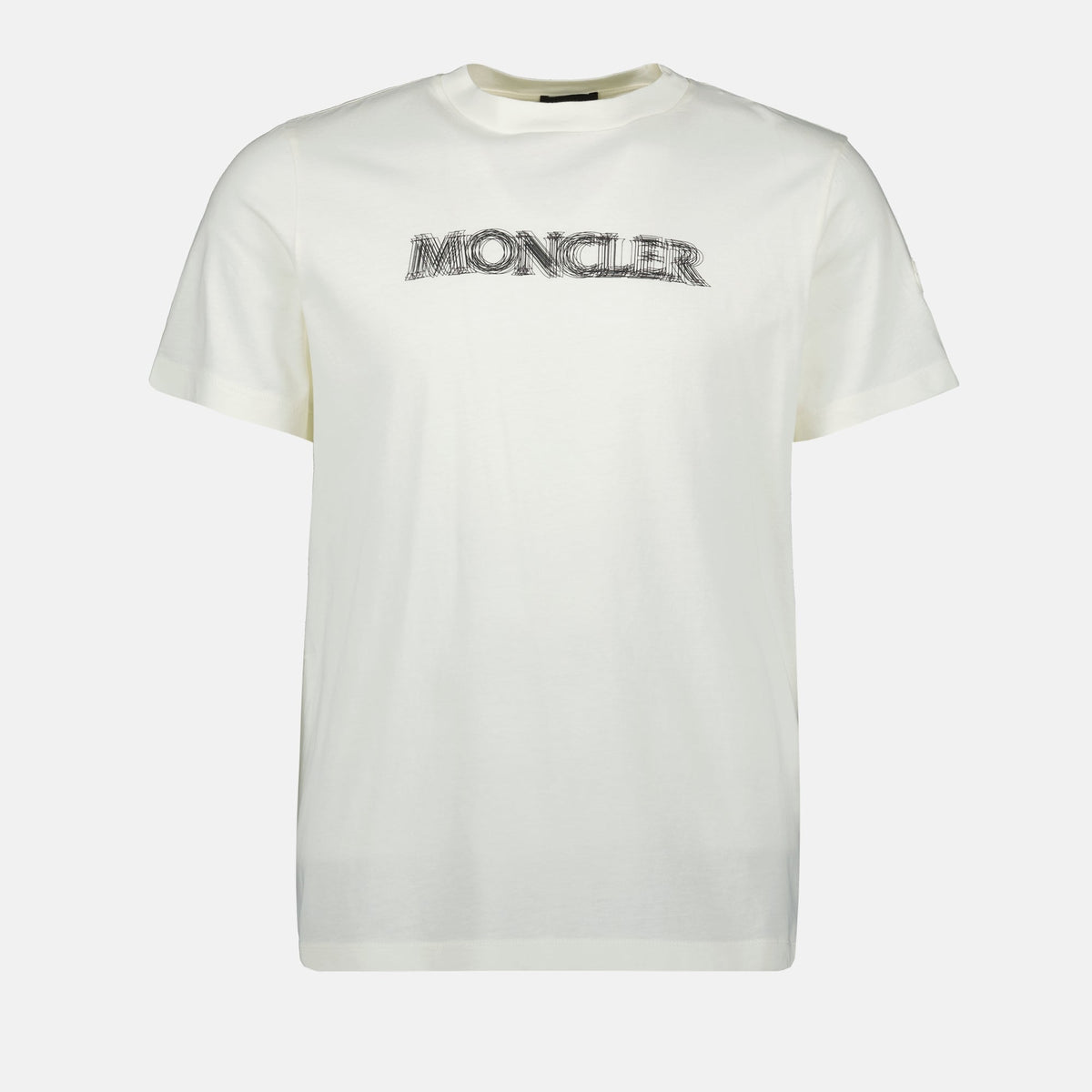 White Blurred Logo T-Shirt
