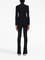 Harness-Detail Tailored Blazer Dress