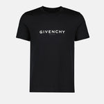 Black Logo Cotton T-Shirt