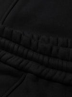 Wide-Leg Drawstring Lounge Trousers