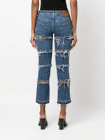 Patchwork Skinny Jeans