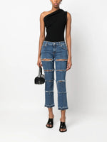 Patchwork Skinny Jeans