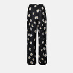 Daisy Print Wide-Leg Trousers