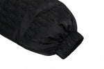 Oblique Quilted Down Jacket – Black