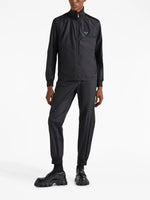 Silk and Nylon Jogging Pants