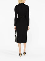 Tailored Belted Midi Dress