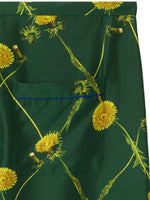 Floral Print Wide-Leg Trousers
