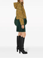 Check Hooded Zip Jacket