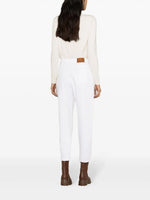 Wide-Leg Cotton Trousers