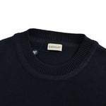 Logo Motif Cotton Knit Sweater