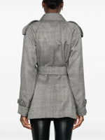 Wool and Silk Trench Coat