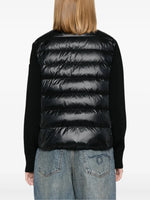 Quilted Knit-Sleeve Puffer Jacket