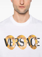 White Maxi Chain Logo T-Shirt