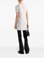 Short-Sleeve Knit Mini Dress
