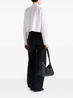 Crystal Embellished Collar Shirt