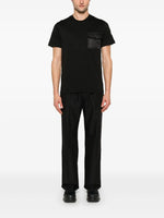 Black Monogram Pocket T-Shirt