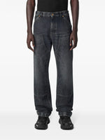 Gray Cargo Jeans