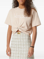 Safety Pin Crop T-Shirt