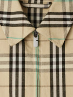 Checked Harrington Jacket