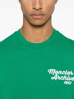 Green Embroidered Logo T-Shirt